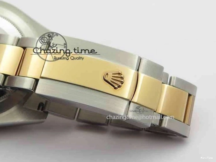 MiroTime 1218 Sleek DateJust II 41mm SS RG BP Maker Best Edition RG Roman Dial On SS RG Bracelet SA 3711